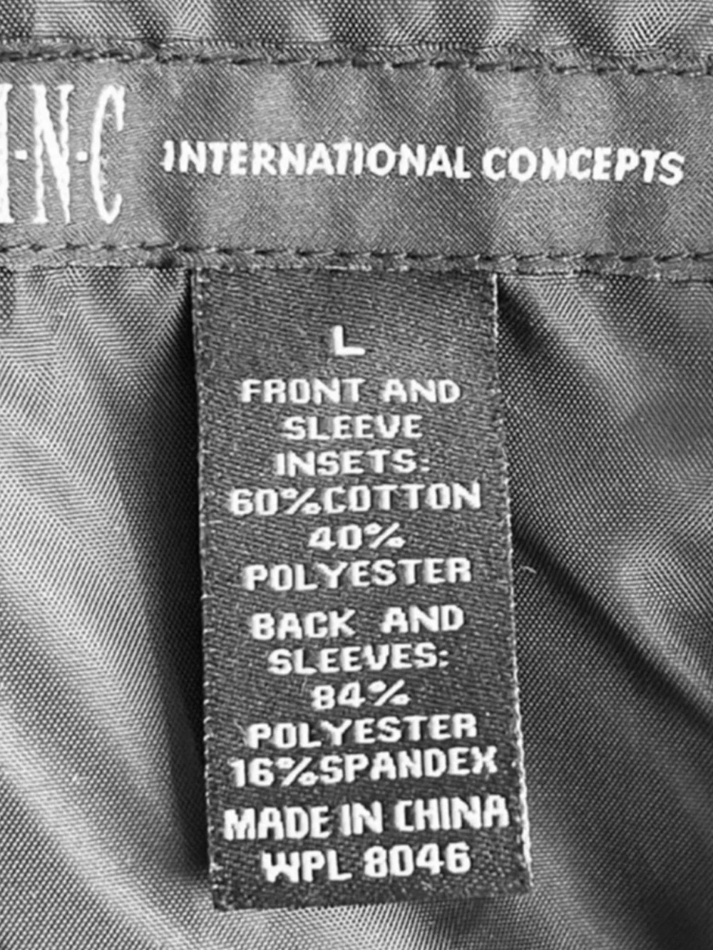 INC International Concepts Faux Suede Moto Blazer Jacket Black Size L